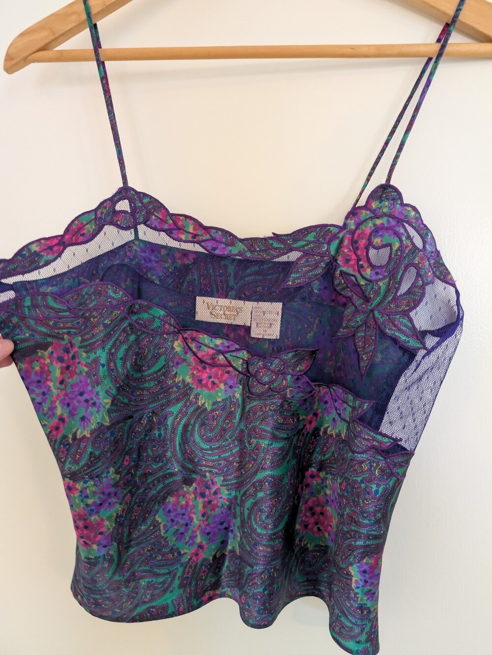 Vintage 90's Victoria's Secret Camisole Top Size M - Picture 2 of 9